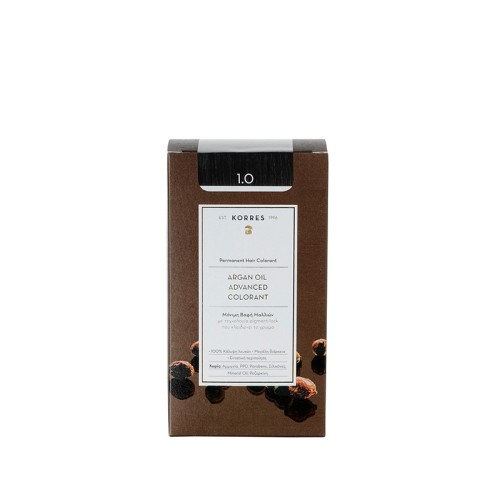 KORRES ARGAN OIL Advanced Colorant 1.0 Black