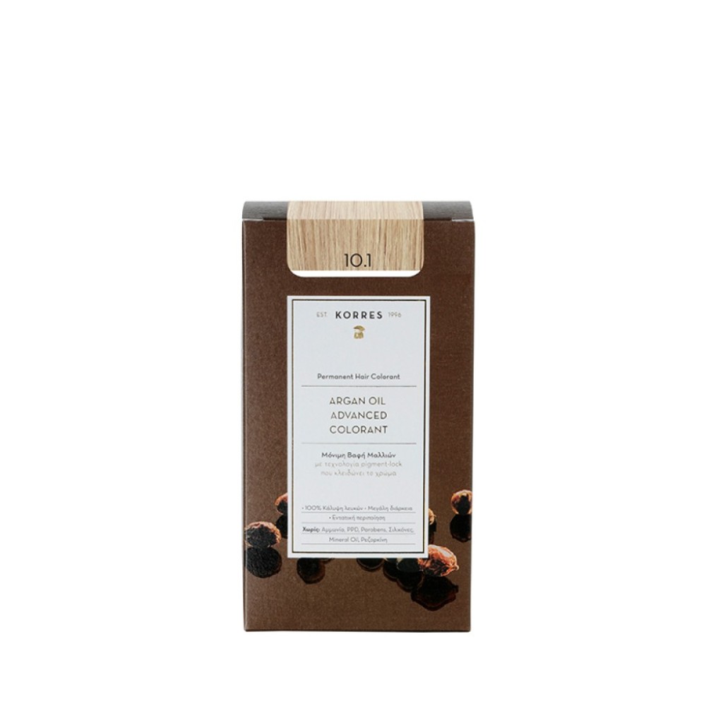 KORRES ARGAN OIL Advanced Colorant 10.1 Ξανθό Πλατίνας Σαντρέ KORRES ARGAN OIL Advanced Colorant 10.1 Ξανθό Πλατίνας Σαντρέ