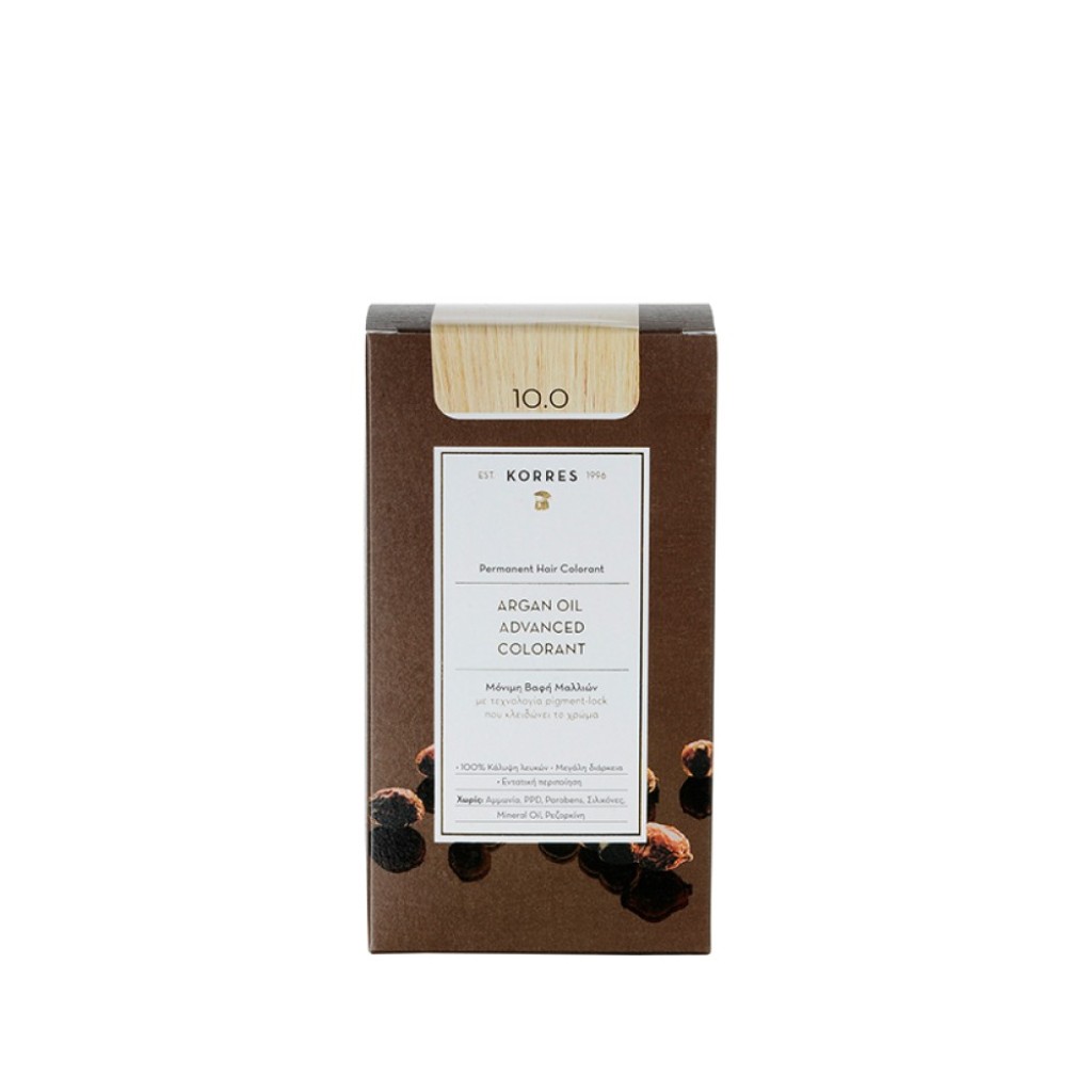 KORRES ARGAN OIL Advanced Colorant 10.0 Ξανθό Πλατίνας KORRES ARGAN OIL Advanced Colorant 10.0 Ξανθό Πλατίνας