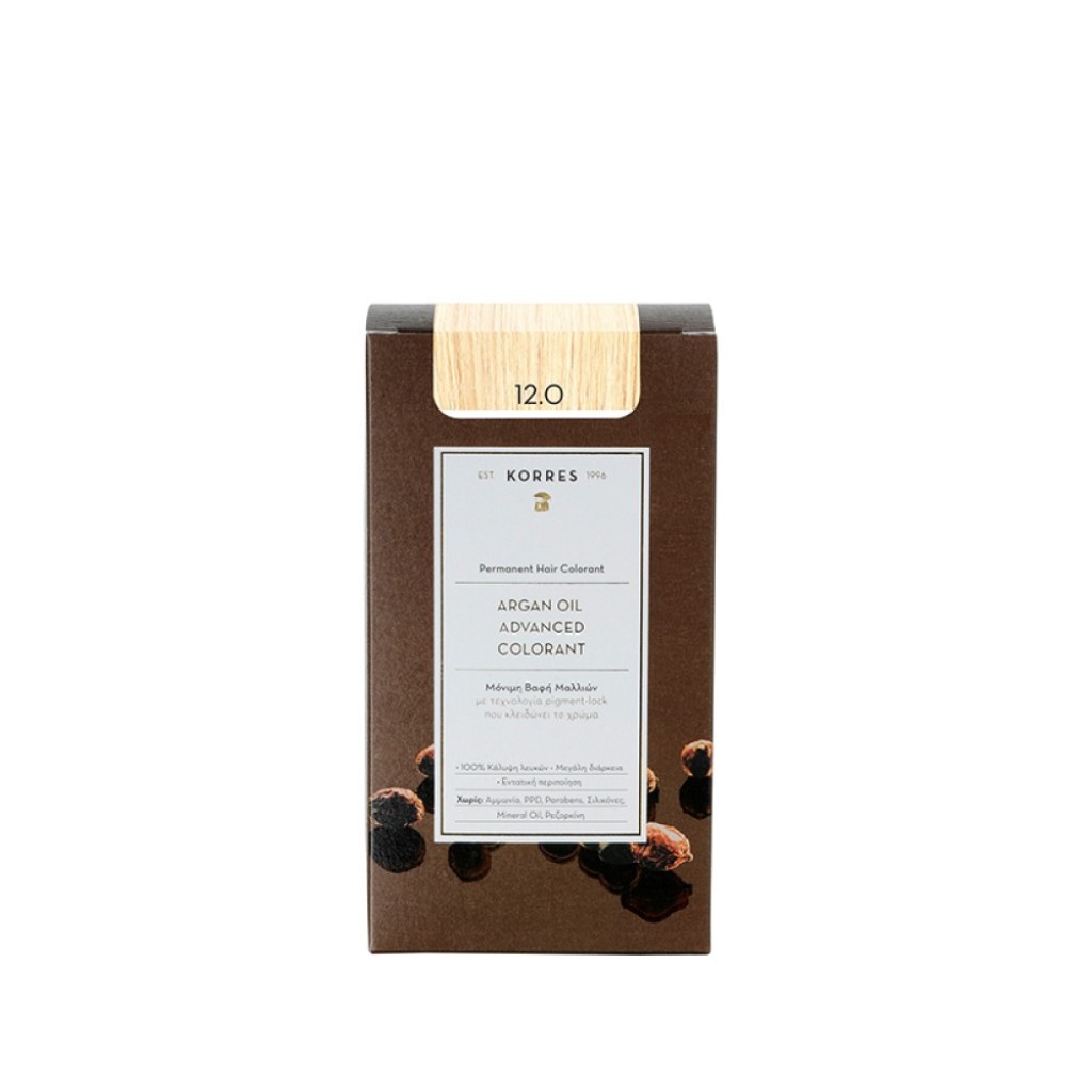 KORRES ARGAN OIL Advanced Colorant 12.0 Ξανθό/ Special Blonde KORRES ARGAN OIL Advanced Colorant 12.0 Ξανθό/ Special Blonde