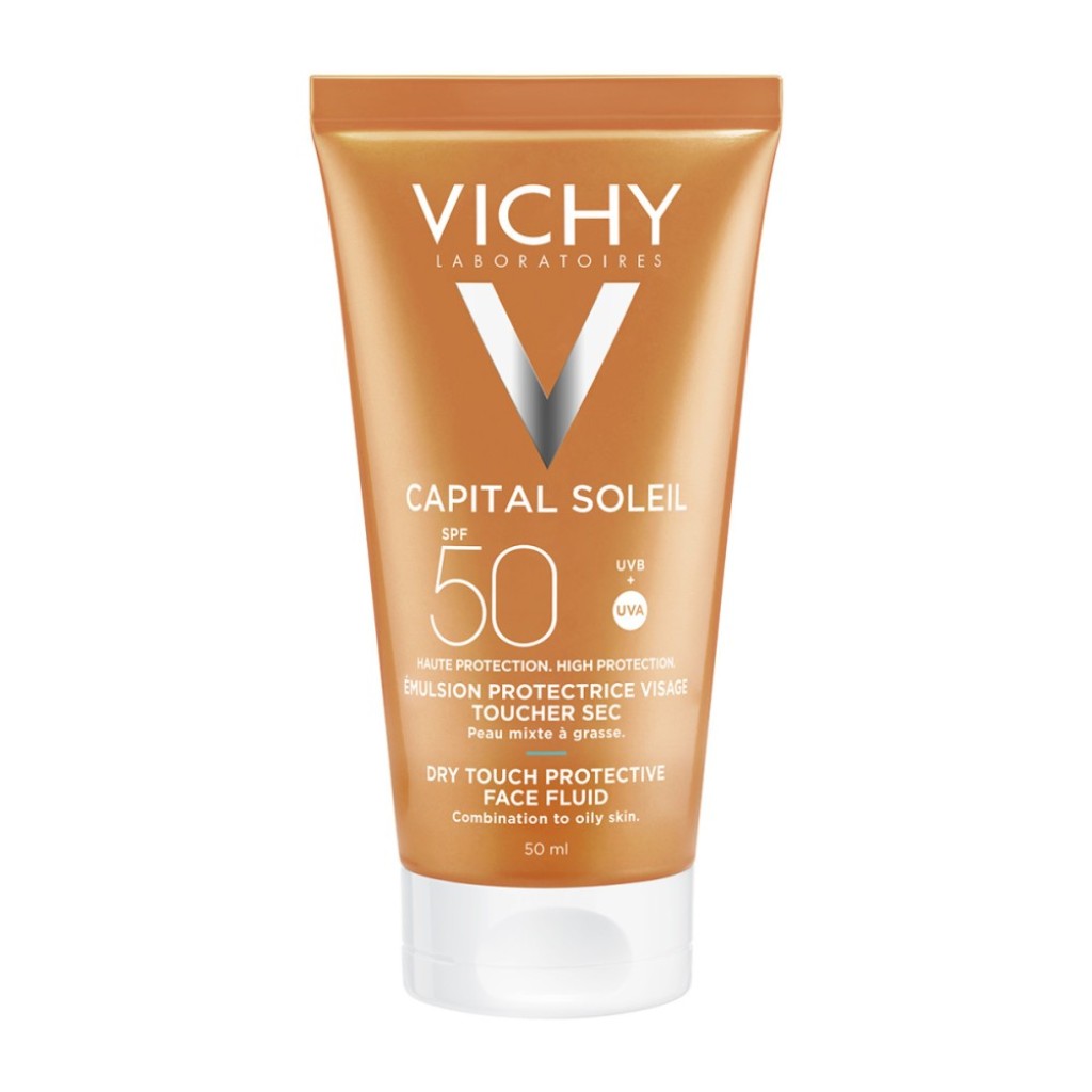 Capital Soleil Αντηλιακή Κρέμα Προσώπου Dry Touch SPF50 για Ματ Αποτέλεσμα 50ml Capital Soleil Αντηλιακή Κρέμα Προσώπου Dry Touch SPF50 για Ματ Αποτέλεσμα 50ml
