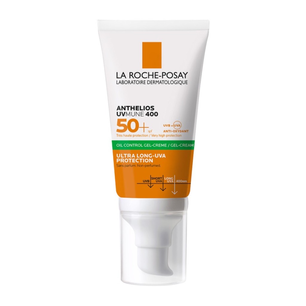 La Roche-Posay Anthelios UVMUNE 400 Oil Control Gel Cream SPF50+ Αντηλιακή Κρέμα Προσώπου για Ματ Αποτέλεσμα La Roche-Posay Anthelios UVMUNE 400 Oil Control Gel Cream SPF50+ Αντηλιακή Κρέμα Προσώπου για Ματ Αποτέλεσμα