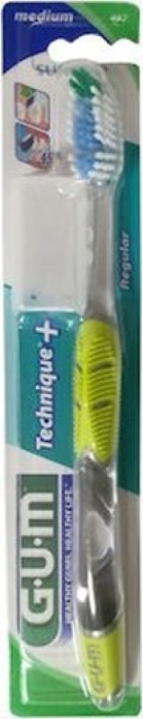 GUM – technique+ regular medium(492), μέτρια οδοντόβουρτσα GUM – technique+ regular medium(492), μέτρια οδοντόβουρτσα