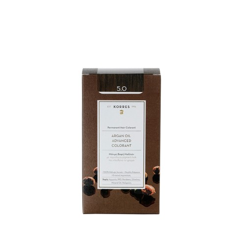KORRES ARGAN OIL Advanced Colorant 5.0 Καστανό Ανοιχτό