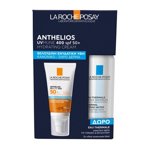 La Roche-Posay Anthelios UVMUNE400 Hydrating Cream SPF50+ με Άρωμα & ΔΩΡΟ Ιαματικό Νερό La Roche-Posay 50ml