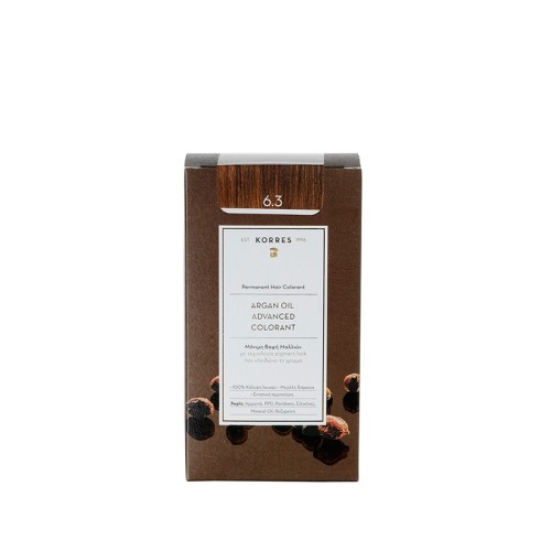 KORRES ARGAN OIL Advanced Colorant 6.3 Ξανθό Σκούρο Χρυσό
