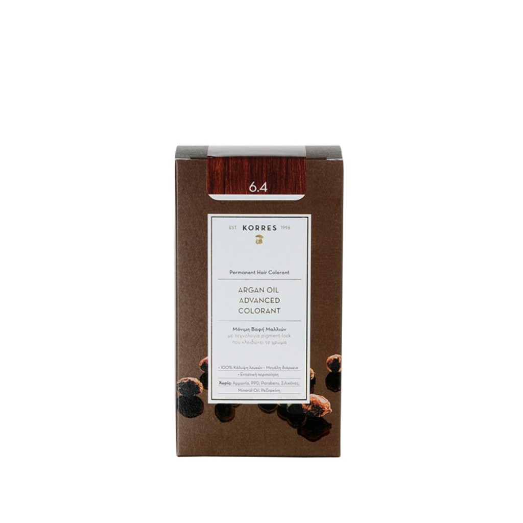 KORRES ARGAN OIL Advanced Colorant 6.4 Ξανθό Σκούρο Χάλκινο KORRES ARGAN OIL Advanced Colorant 6.4 Ξανθό Σκούρο Χάλκινο