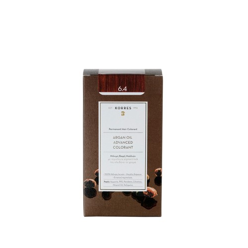 KORRES ARGAN OIL Advanced Colorant 6.4 Ξανθό Σκούρο Χάλκινο