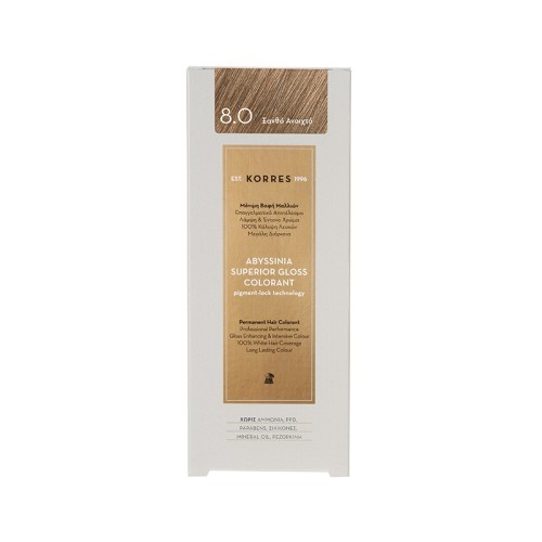 KORRES ABYSSINIA Superior Gloss Colorant 8.0 Ξανθό Ανοικτό
