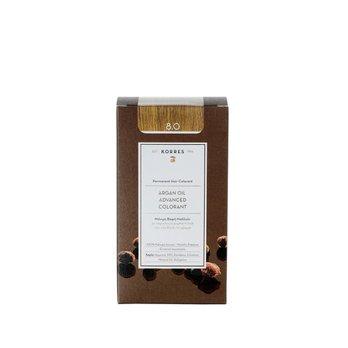 KORRES ARGAN OIL Advanced Colorant 8.0 Ξανθό Ανοιχτό