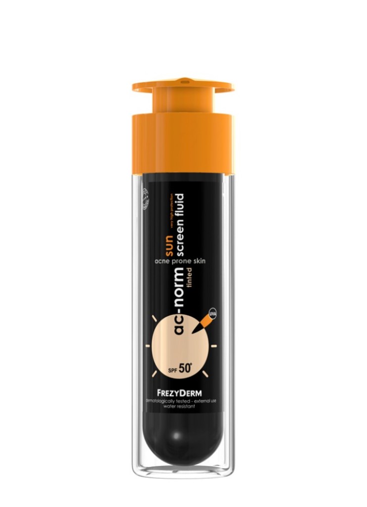 ACNORM SUNSCREEN TINTED FACE FLUID Spf50+50ml ACNORM SUNSCREEN TINTED FACE FLUID Spf50+50ml