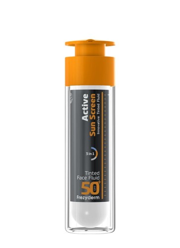 ACTIVE SUNSCREEN TINTED FACE FLUID Spf50+50m 