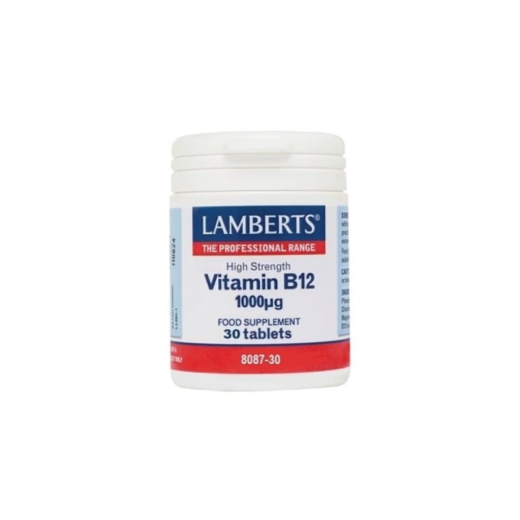 Lamberts Vitamin B12 1000μg 30 tablets Lamberts Vitamin B12 1000μg 30 tablets