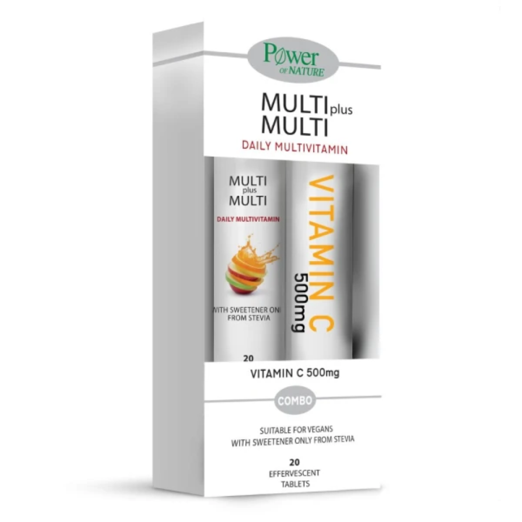 MULTI+MULTI Stevia 20s + ΔΩΡΟ VIT C500mg 20s MULTI+MULTI Stevia 20s + ΔΩΡΟ VIT C500mg 20s