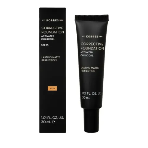 KORRES ΕΝΕΡΓΟΣ ΑΝΘΡΑΚΑΣ Διορθωτικό Makeup για Μέτριες Ατέλειες ACF1 SPF 15