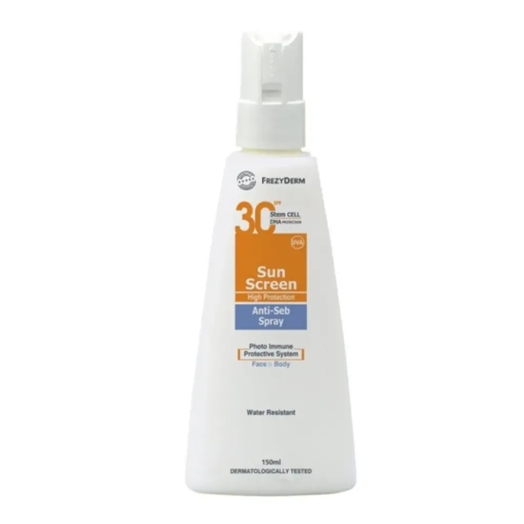 Frezyderm Sun Screen Anti-Seb Spray Spf 30 150ml Frezyderm Sun Screen Anti-Seb Spray Spf 30 150ml