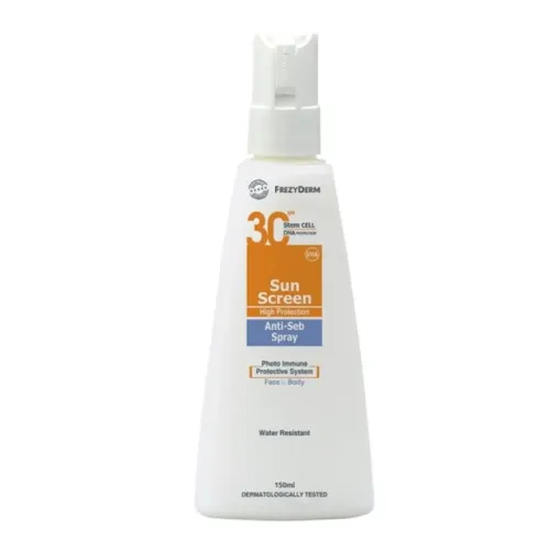 Frezyderm Sun Screen Anti-Seb Spray Spf 30 150ml