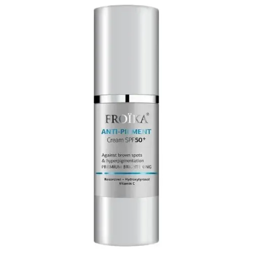 Froika Anti-Pigment Cream SPF50+ κατά των Καφέ Κηλίδων & της Υπερμελάγχρωσης 30ml 