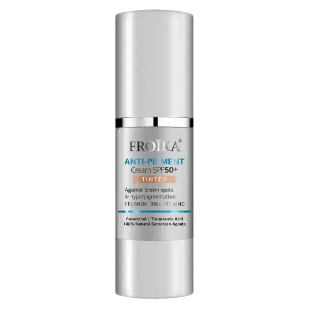 Froika Anti-Pigment Cream Tinted SPF50 κατά των Καφέ Κηλίδων & της Υπερμελάγχρωσης 30ml Froika Anti-Pigment Cream Tinted SPF50 κατά των Καφέ Κηλίδων & της Υπερμελάγχρωσης 30ml