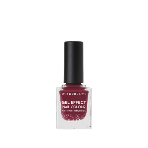 KORRES GEL EFFECT Βερνίκι Νυχιών 74 Berry Addict