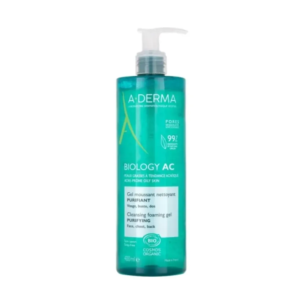 A-Derma Biology Ac Gel Καθαρισμού για Λιπαρές Επιδερμίδες 400ml A-Derma Biology Ac Gel Καθαρισμού για Λιπαρές Επιδερμίδες 400ml