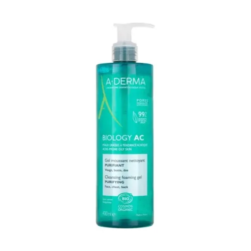 A-Derma Biology Ac Gel Καθαρισμού για Λιπαρές Επιδερμίδες 400ml 