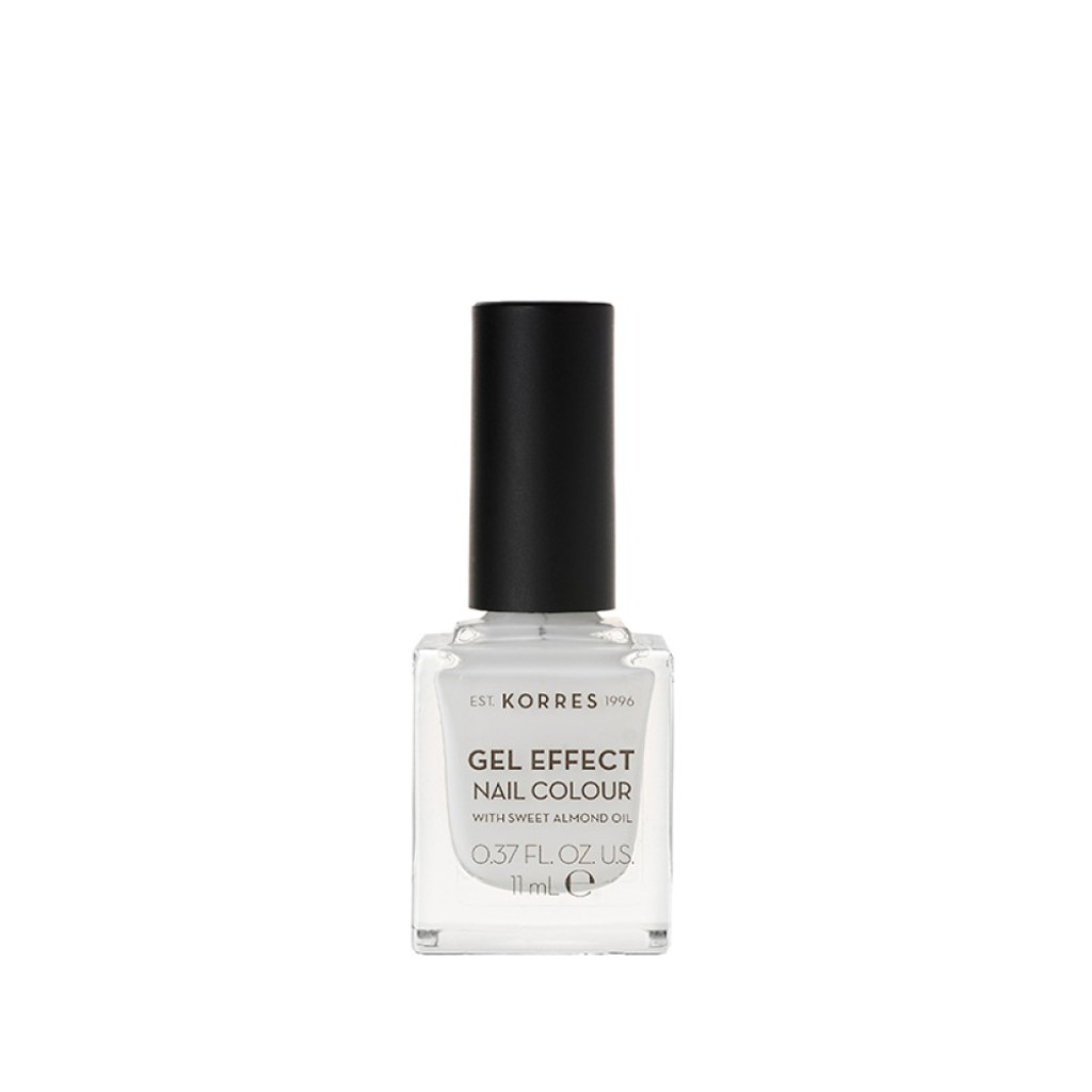 KORRES GEL EFFECT NAIL COLOUR 01 Blanc White KORRES GEL EFFECT NAIL COLOUR 01 Blanc White