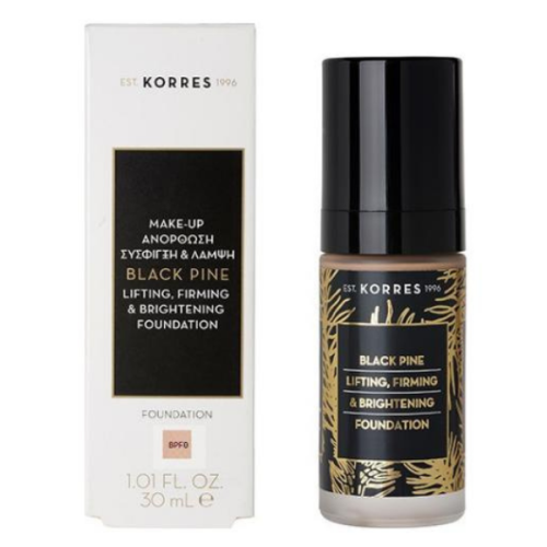 KORRES ΜΑΥΡΗ ΠΕΥΚΗ Make-up Ανόρθωση - Σύσφιγξη - Λάμψη - BPF00