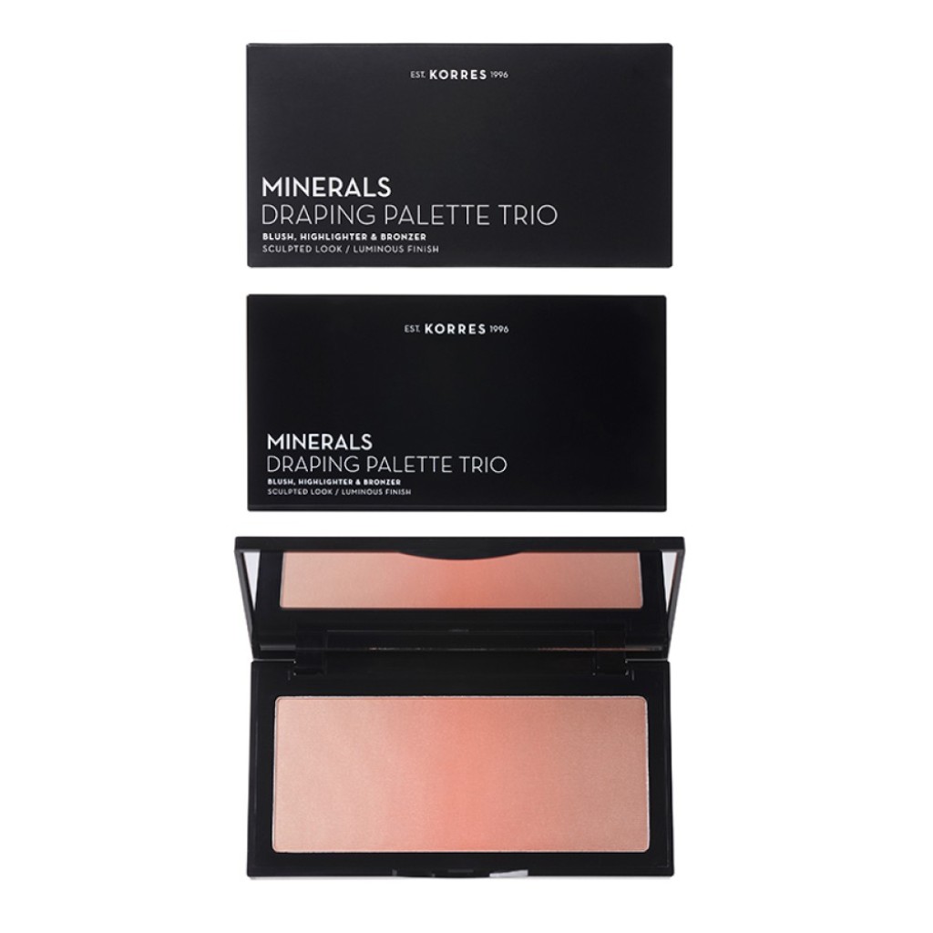 KORRES MINERALS Draping Palette Trio - Coral KORRES MINERALS Draping Palette Trio - Coral
