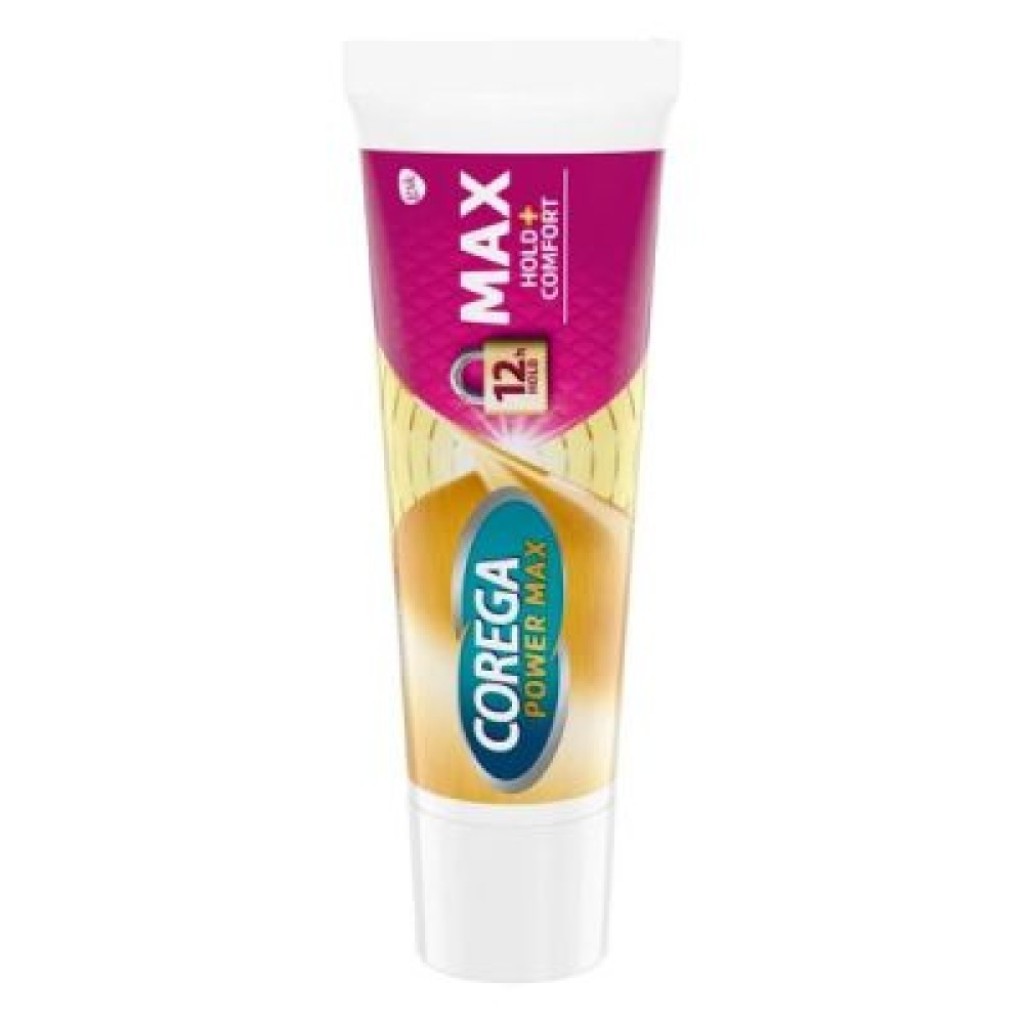 Corega Max Hold+Comfort, Στερεωτική Κρέμα Τεχνητής Οδοντοστοιχίας για έως και 12 ώρες συγκράτησης, 40gr Corega Max Hold+Comfort, Στερεωτική Κρέμα Τεχνητής Οδοντοστοιχίας για έως και 12 ώρες συγκράτησης, 40gr