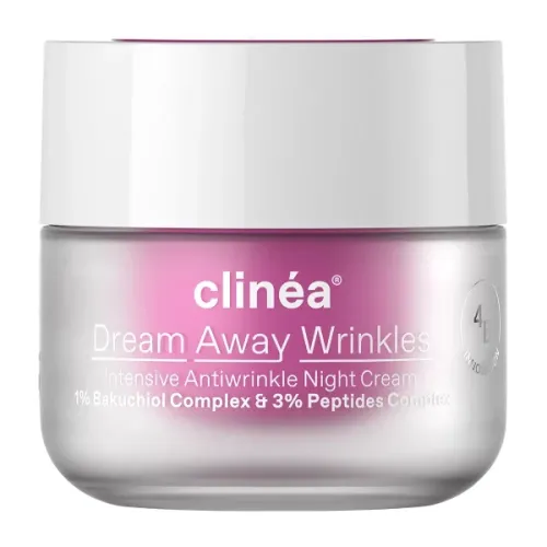 Clinea Dream Away Wrinkles, Αντιγηραντική Κρέμα Νυκτός, 50ml 