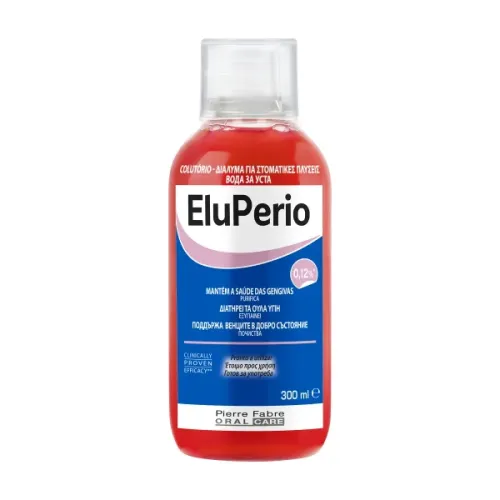 Eludril Perio Eluperio, Στοματικό Διάλυμα Χλωρεξιδίνης 0,12%, 300ml 