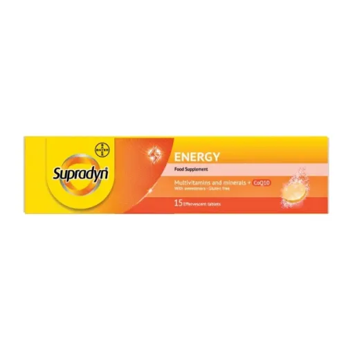 Supradyn® Energy Πολυβιταμίνες με Συνένζυμο Q10, 15 Αναβράζοντα Δισκία