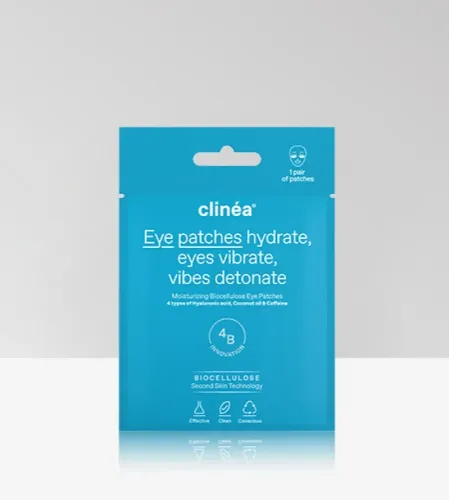 Clinea Moisturizing Biocellulose Eye Patches Για Ενυδάτωση 1 Ζευγάρι.