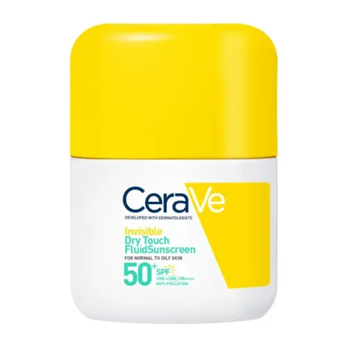CeraVe Invisible Dry Touch Fluid Sunscreen for Normal to Oily Skin 