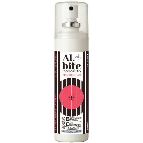 ATBITE Mosquito High Protection Εντομοαπωθητικό Spray για Πρόσωπο & Σώμα 100ml