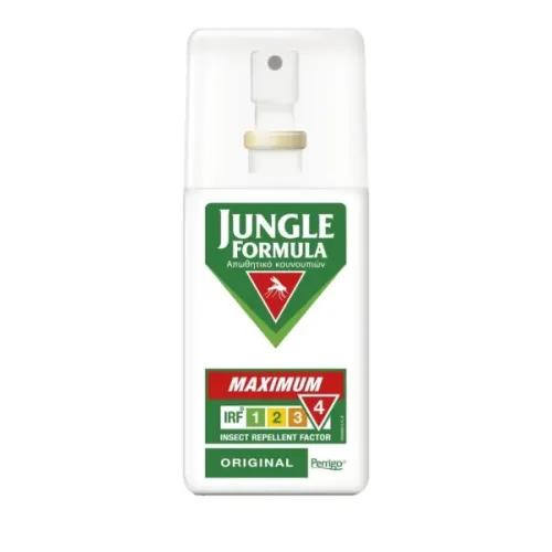 Jungle Formula Maximum Original Εντομοαπωθητικό Σπρέι με Deet 50% και Φυτικά Εκχυλίσματα 75ml 