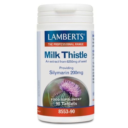Lamberts Milk Thistle Providing Silymarin 200mg Γαϊδουράγκαθο 90 Tablets 