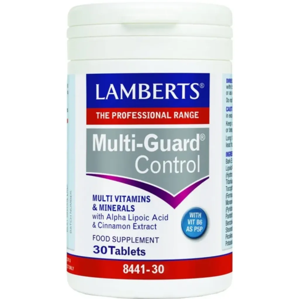 Lamberts Multi Guard Control Πολυβιταμίνη 30 Tablets Lamberts Multi Guard Control Πολυβιταμίνη 30 Tablets