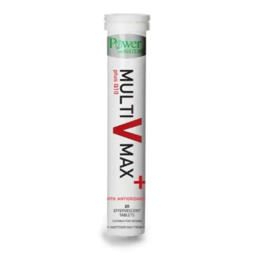 Power Health Multi V Max plus Q10, 20 Αναβράζοντα Δισκία 