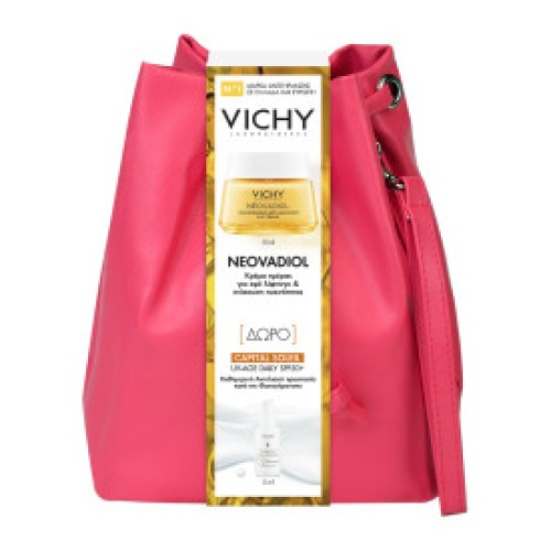  Vichy Promo Neovadiol Replenishing Antisagginess κρέμα ημέρας για την εμμηνόπαυση κατά της χαλάρωσης 50ml & ΔΩΡΟ αντηλιακό προσώπου UV Age Daily spf 50+ 15ml σε μοντέρνο τσαντάκι