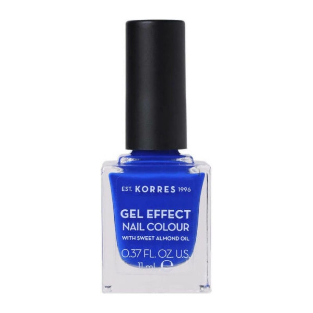 KORRES GEL EFFECT NAIL COLOUR 86 Ocean Blue KORRES GEL EFFECT NAIL COLOUR 86 Ocean Blue