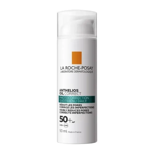 La Roche Posay Anthelios Oil Correct Spf 50+, Αντηλιακό Προσώπου Κατά Των Ατελειών 50ml 