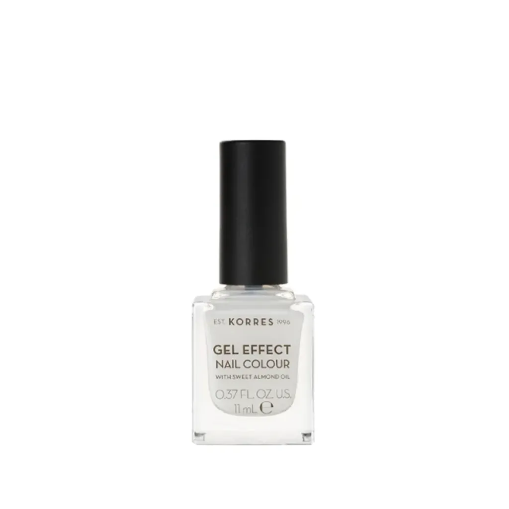 KORRES GEL EFFECT NAIL COLOUR 02 Porcelain White KORRES GEL EFFECT NAIL COLOUR 02 Porcelain White