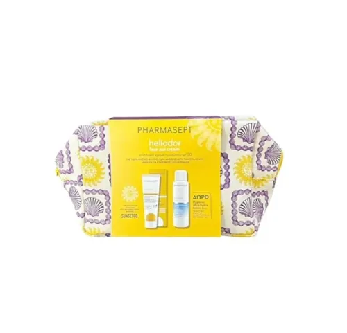 Pharmasept Set Heliodor με Face Sun Cream SPF50 Αντηλιακή Κρέμα Προσώπου 50ml + Δώρο Hygienic Ultra Hydra Lotion Ενυδατικό Γαλάκτωμα Σώματος 80ml 