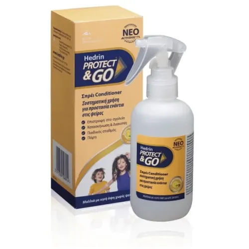 Hedrin Protect & Go, Αντιφθειρικό Σπρέι Conditioner 200ml 