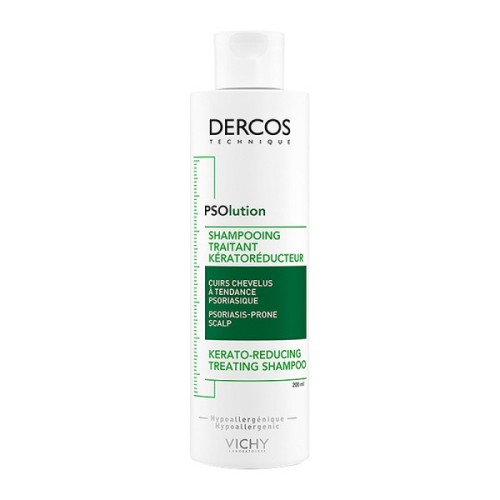 DERCOS P.SOlution Σαμπουάν για το τριχωτό με τάση Ψωρίασης, κατά των λέπιων και του κνησμού. 