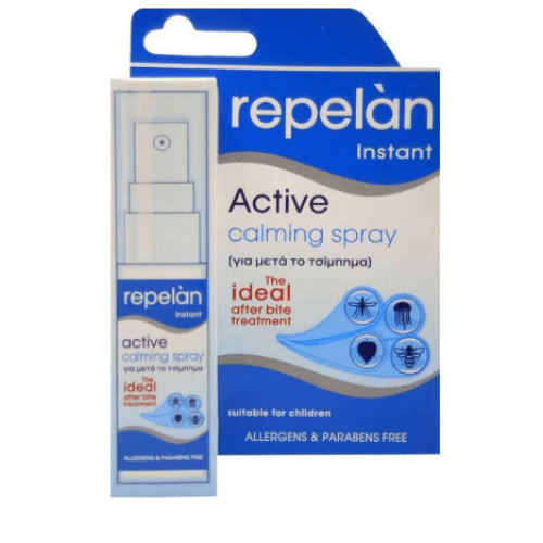 Repelan Instant Active Calming Spray After Bite, Σπρέι για Μετά το Τσίμπημα με Αμμωνία, 15ml