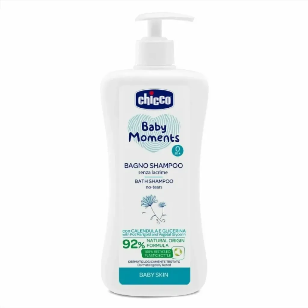 Chicco Baby Moments Αφρόλουτρο Σαμπουάν χωρίς Δάκρυα με Καλέντουλα και Φυτική Γλυκερίνη 0m+ 500ml Chicco Baby Moments Αφρόλουτρο Σαμπουάν χωρίς Δάκρυα με Καλέντουλα και Φυτική Γλυκερίνη 0m+ 500ml
