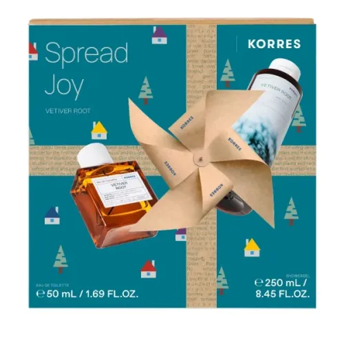 KORRES Vetiver Root Σετ Eau de Toilette + Αφρόλουτρο